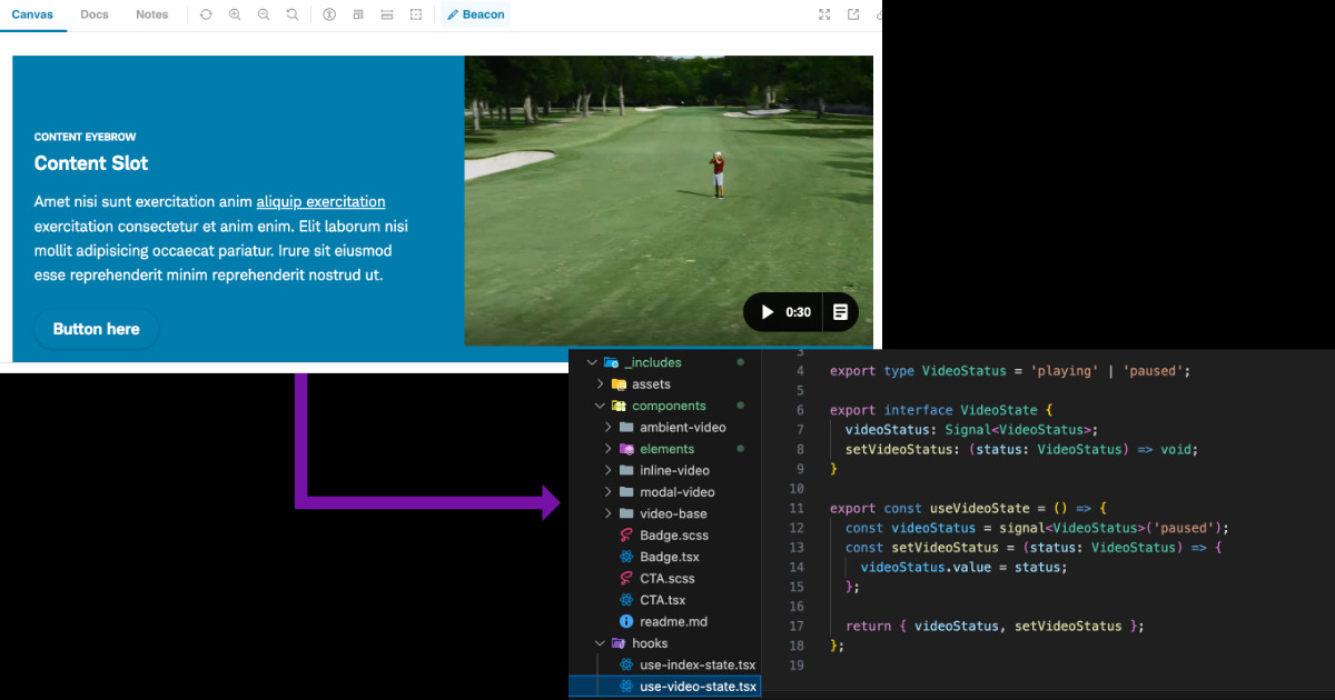 storybook assets to components